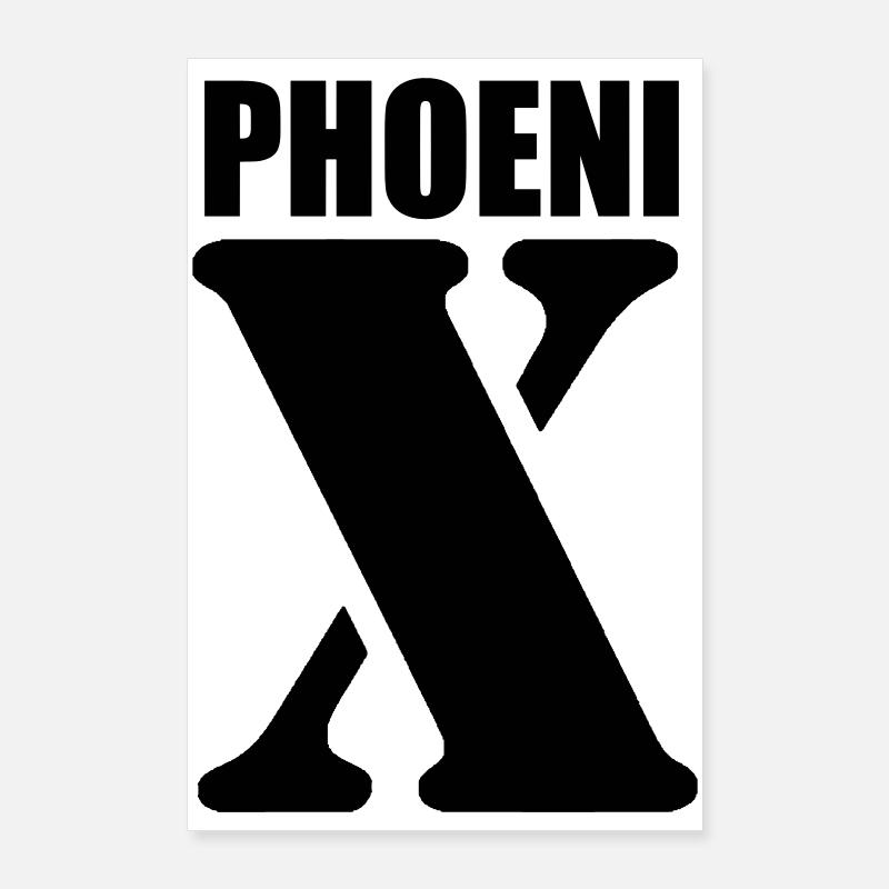 Phoenix – First Name Design | Minimal Typography Poster 60x90 cm
