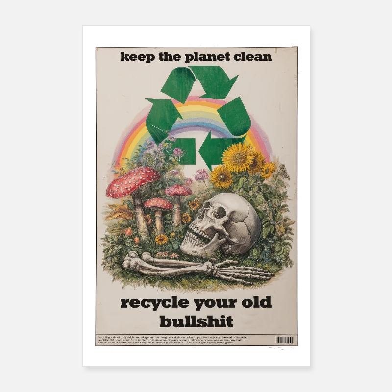 Recyclez-le ! Poster 60 x 90 cm