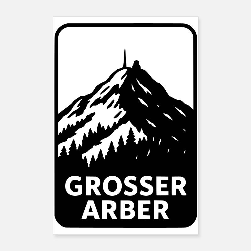 großer arber Poster 60x90 cm
