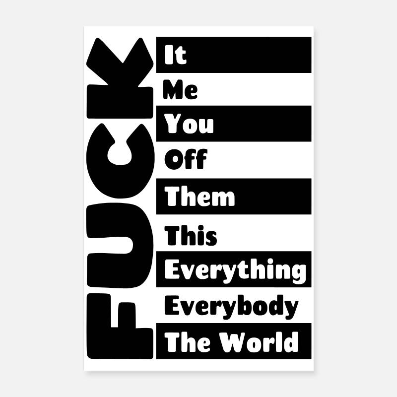 auf alles # Poster 60x90 cm
