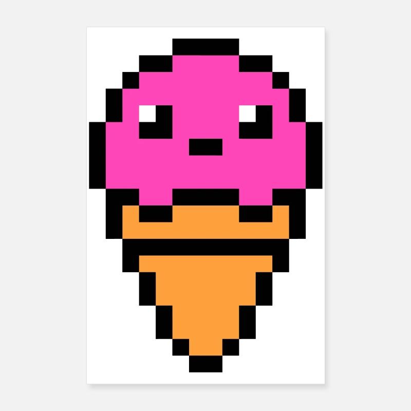 ice cream Poster 24" x 35" (60x90 cm)