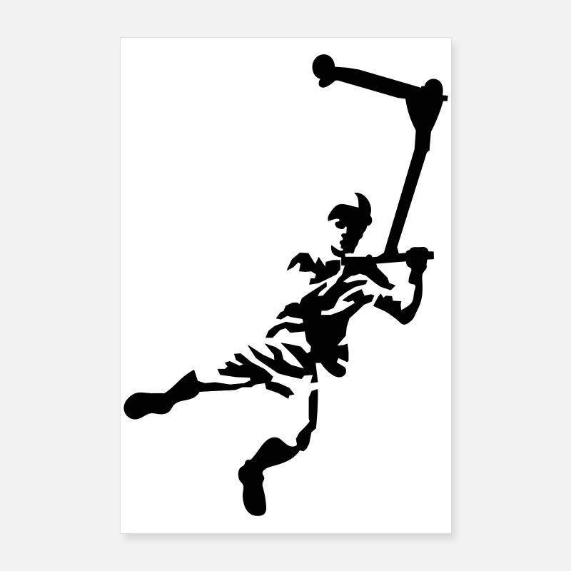 Kick scooter Poster 60x90 cm