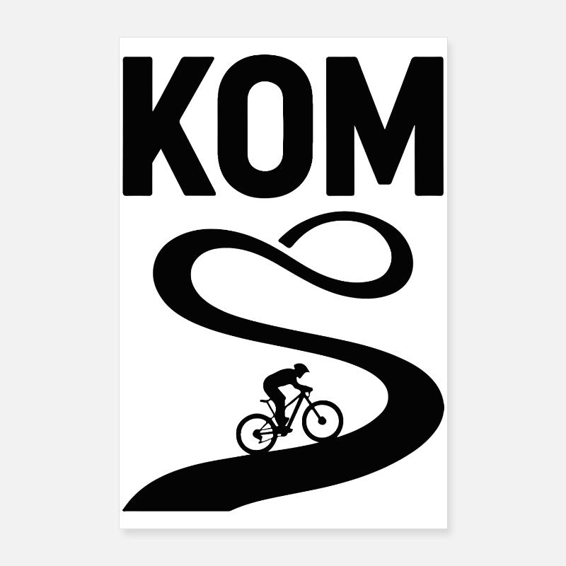 Badge VTT KOM Crown Switchback Poster 60 x 90 cm