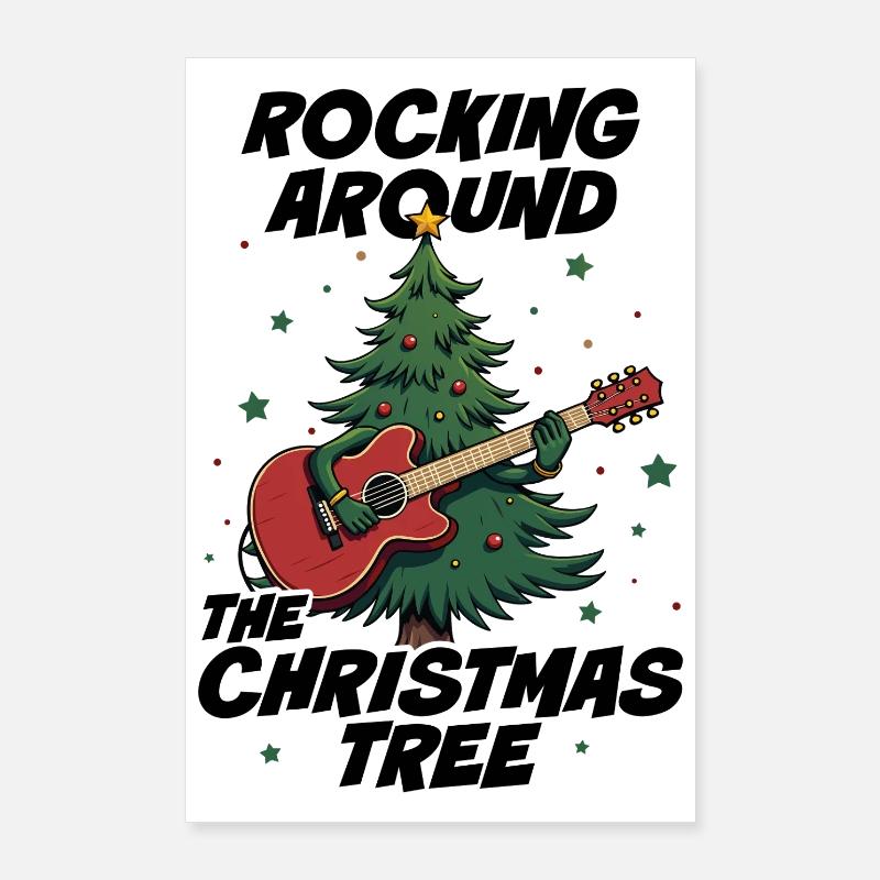 Rocking around the Christmas Tree Poster 24" x 35" (60x90 cm)
