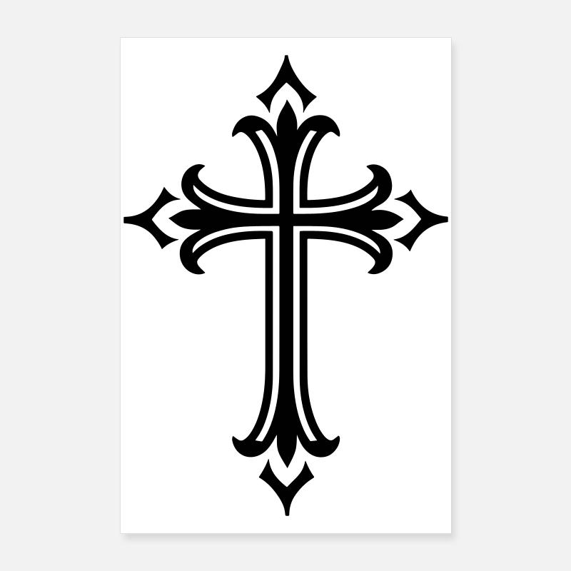 Kreuz Symbol Jesus Poster 60x90 cm