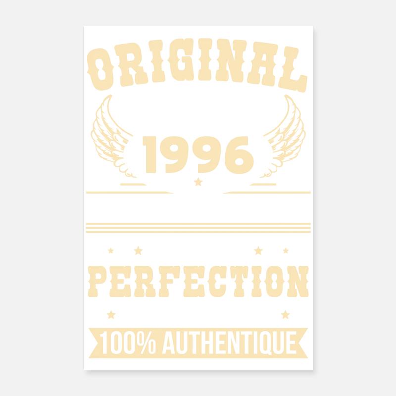 1996 – Exemplaire unique – Qualité premium Poster 60 x 90 cm