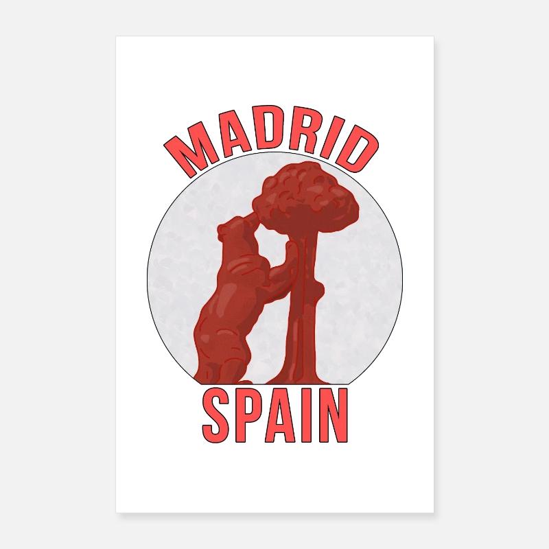 Madrid, Spanien Poster 60x90 cm