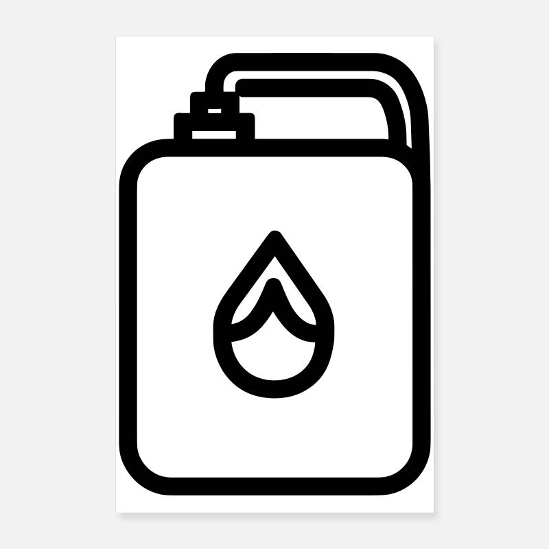 Gas can Poster 24" x 35" (60x90 cm)