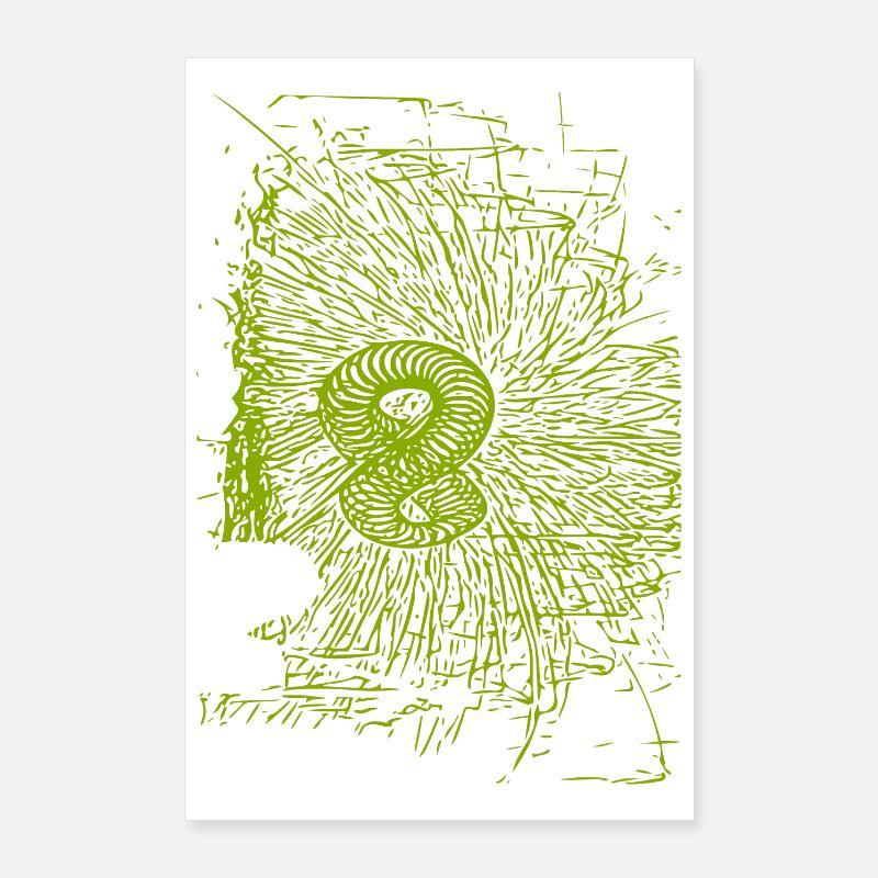 Conception abstraite Poster 60 x 90 cm