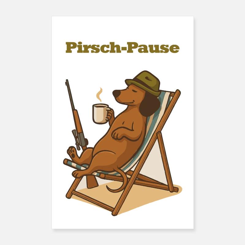 Pause de traque de luxe Poster 60 x 90 cm