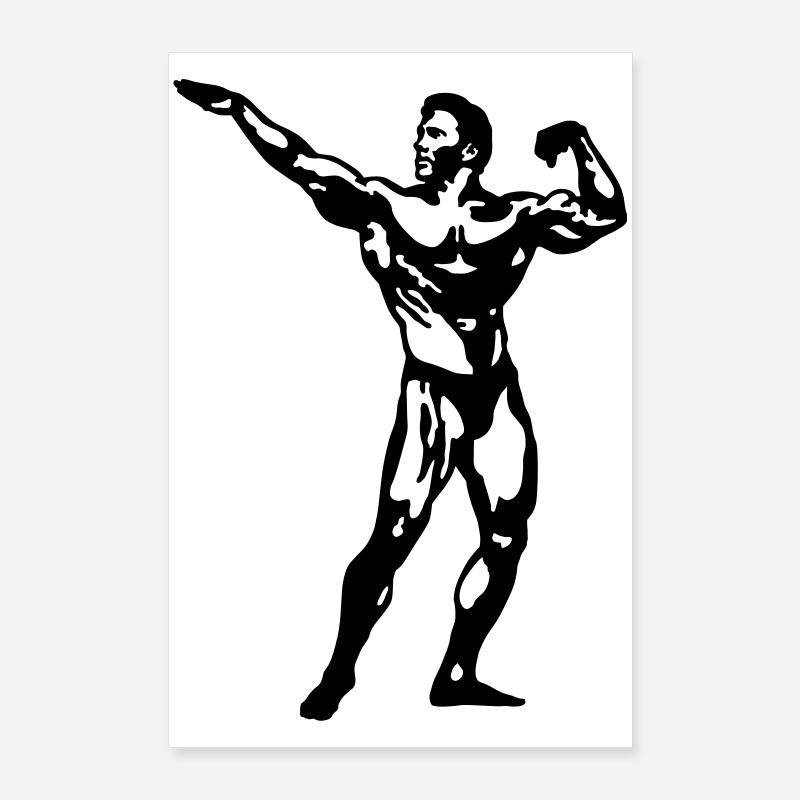 Bodybuilding Poster 24" x 35" (60x90 cm)