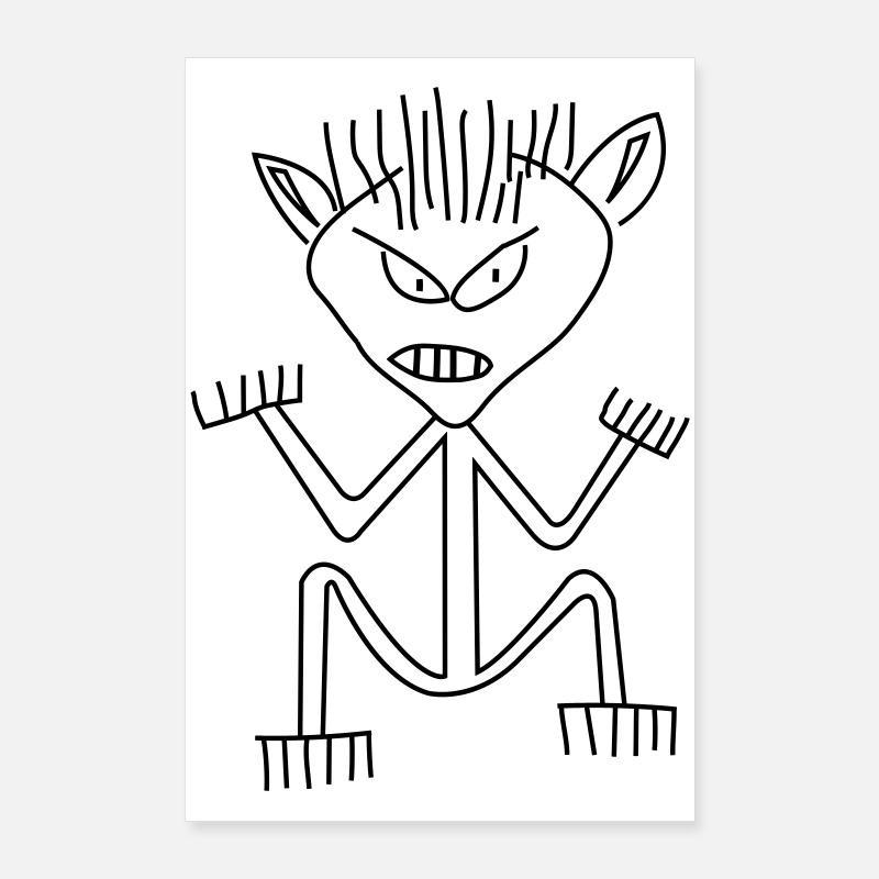 bad day Poster 24" x 35" (60x90 cm)