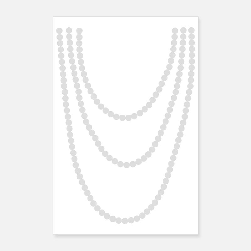 Pearl chain Poster 24" x 35" (60x90 cm)