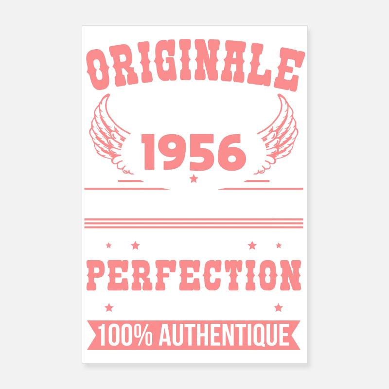 1956 – Unique example – Premium quality Poster 24" x 35" (60x90 cm)