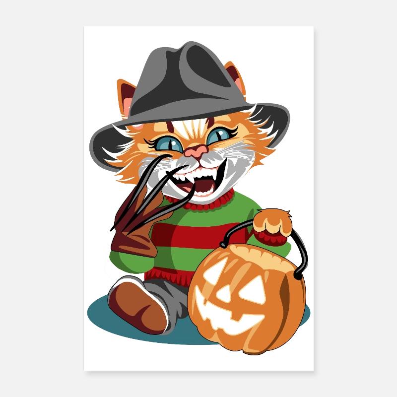Freddy le chat Poster 60 x 90 cm