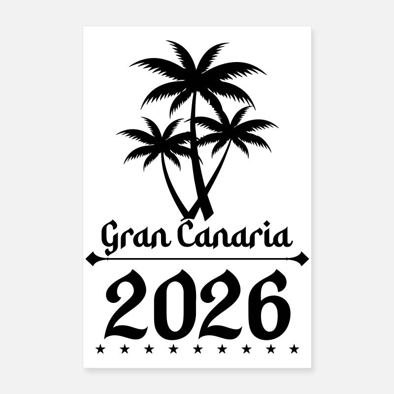 Gran Canaria 2026 Poster 60x90 cm