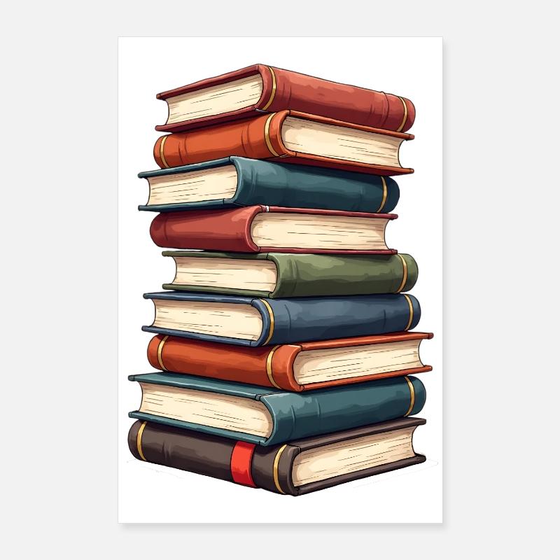 Livres Poster 60 x 90 cm