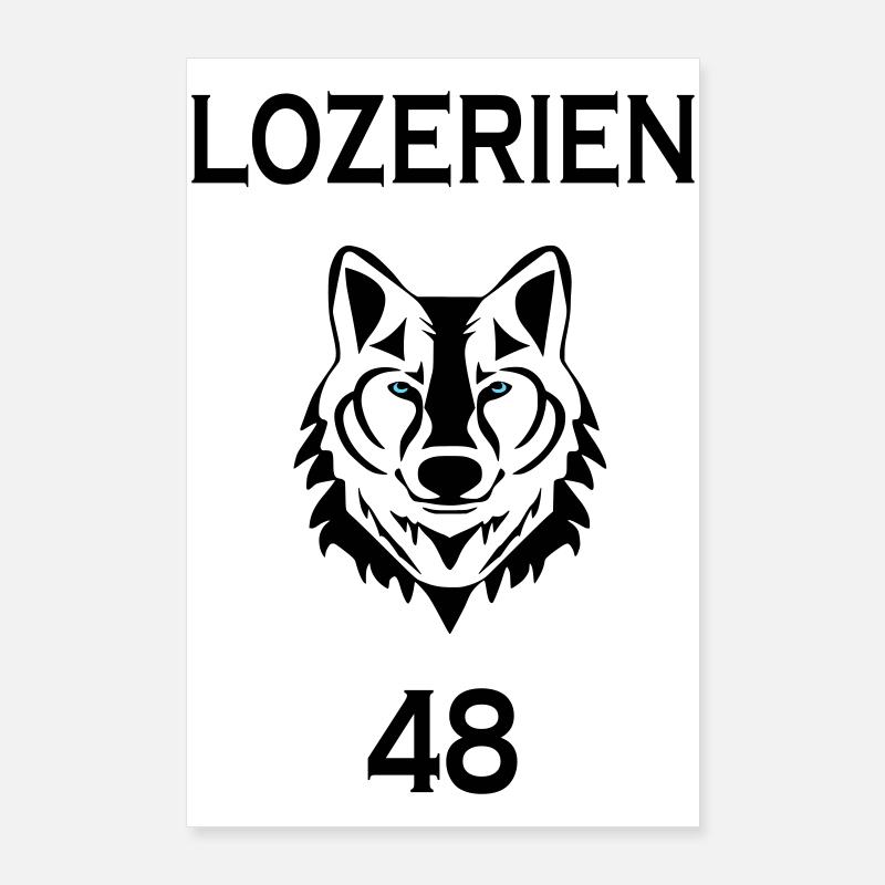 Lozérien Poster 60 x 90 cm