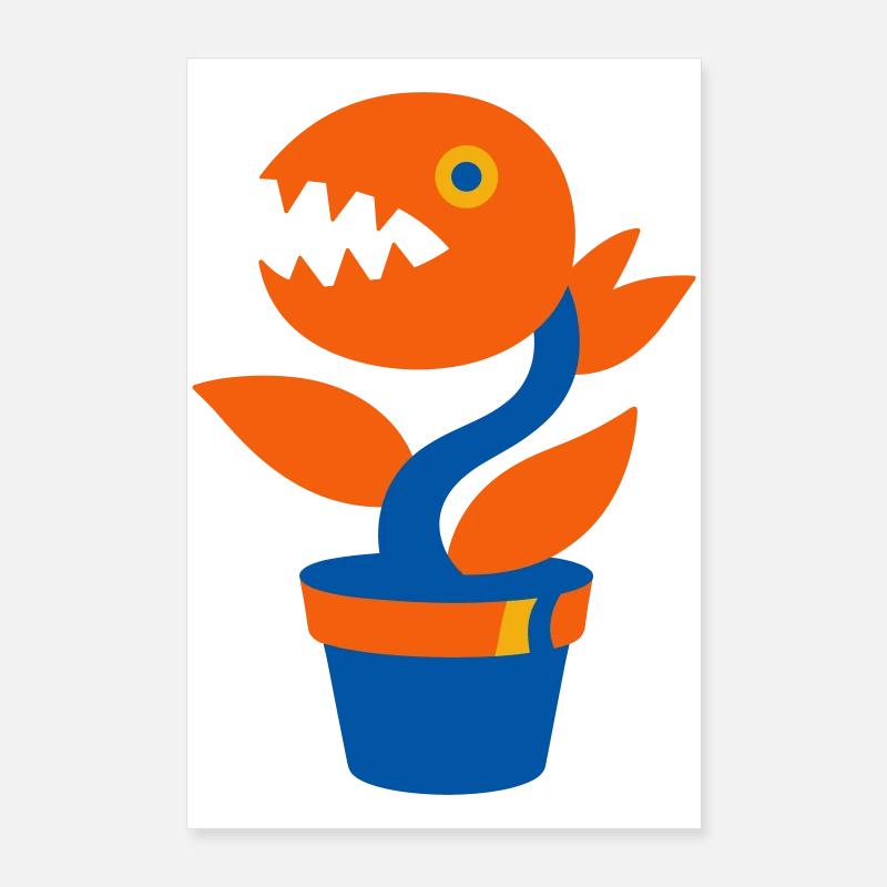 Plante monstre Poster 60 x 90 cm