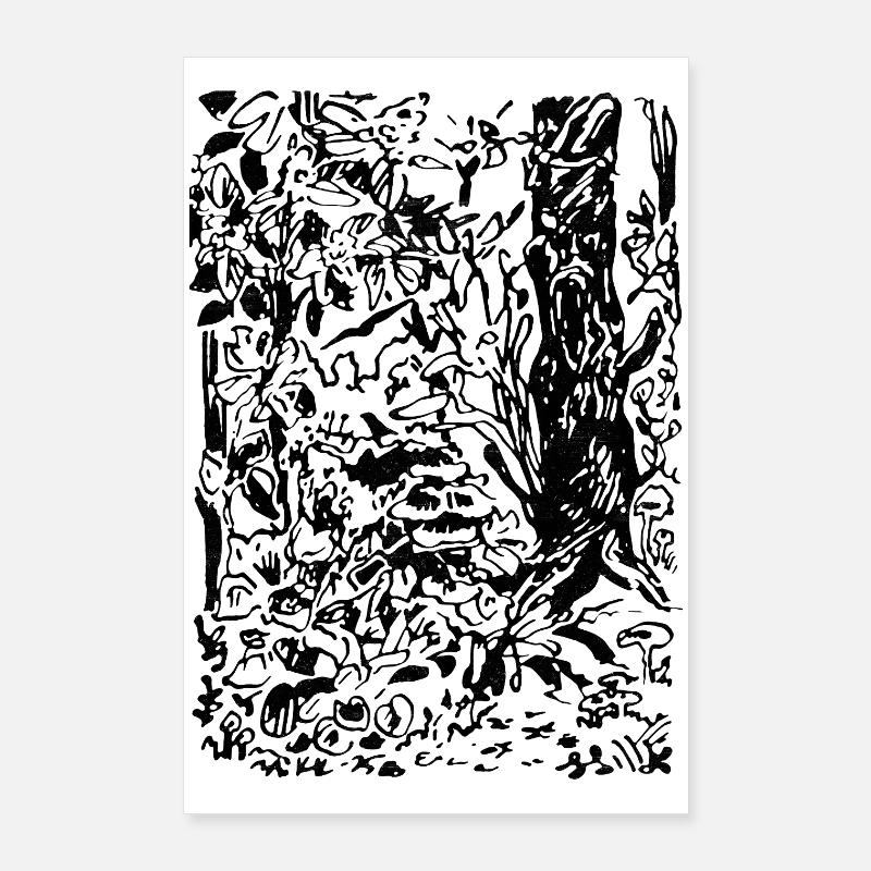 ENCHANTED FOREST Poster 24" x 35" (60x90 cm)