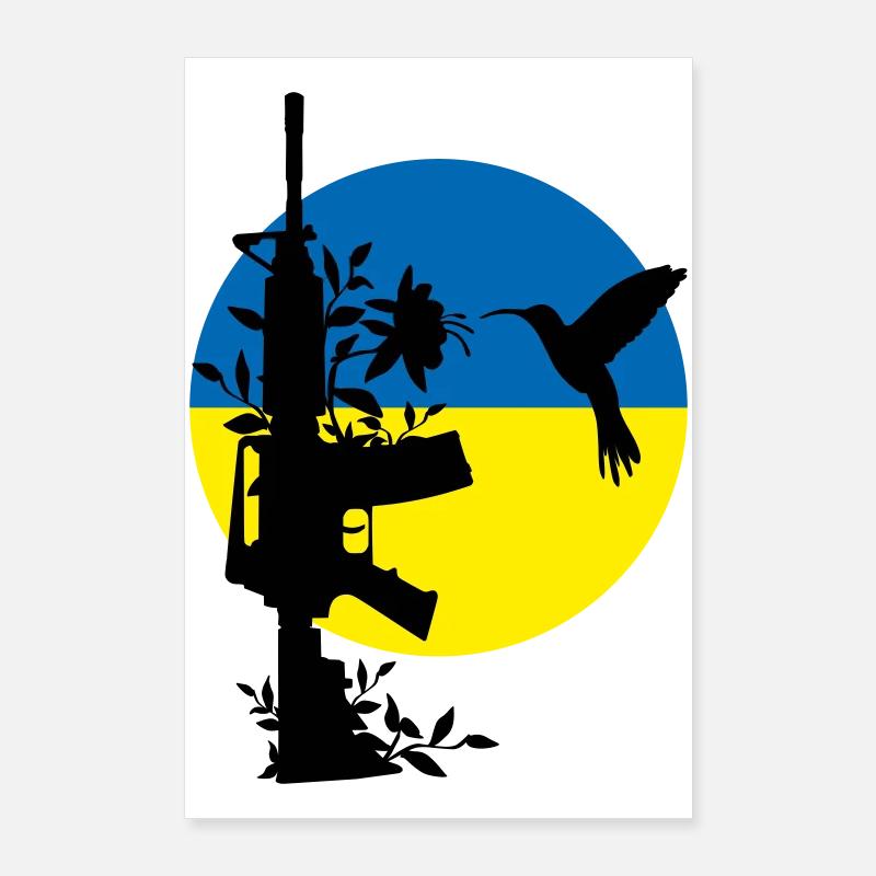 paix pas guerre ukraine Poster 60 x 90 cm