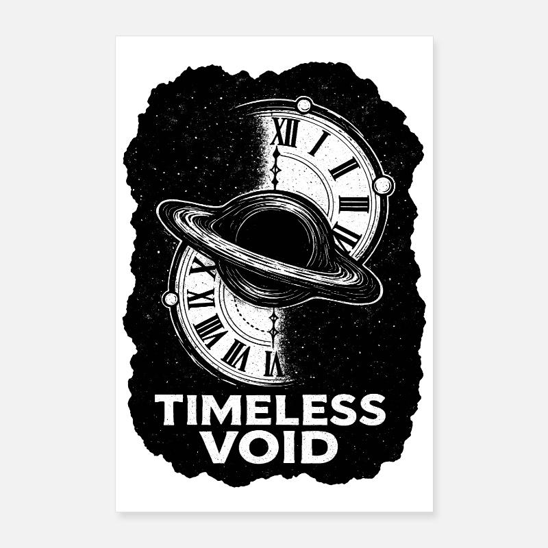 TIMELESS VOID – Das schwarze Loch der Zeit Poster 60x90 cm