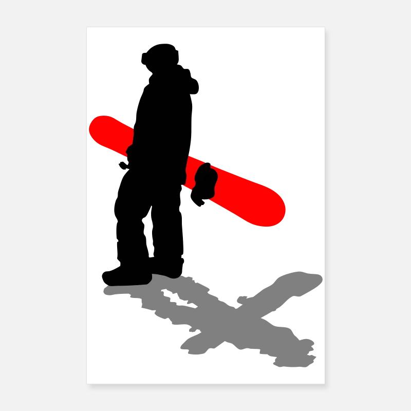 Snowboard Poster 60x90 cm