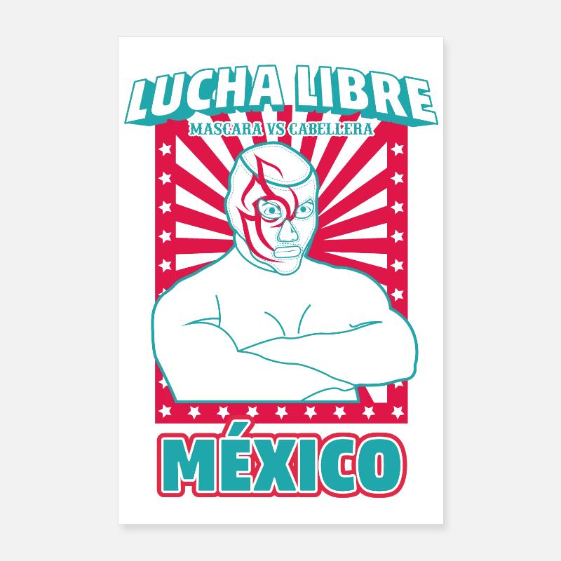 Lutte mexicaine 3 Poster 60 x 90 cm