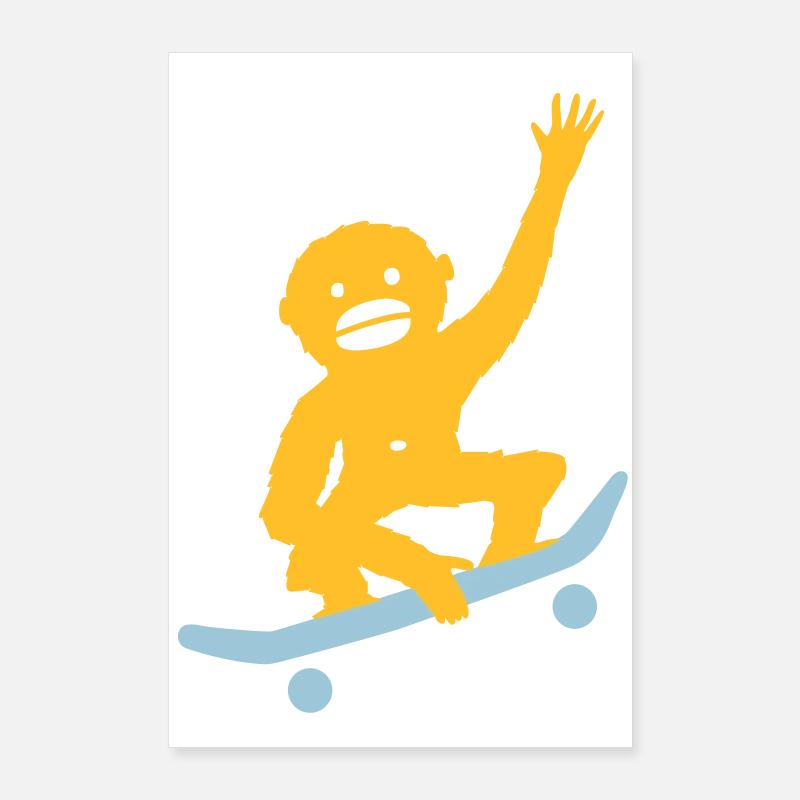 MONKEY BUSINESS Poster 60x90 cm
