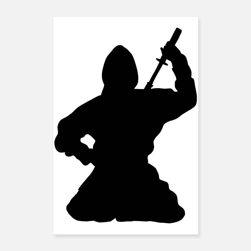 Ninja japanischer Spion oder Attentäter Poster 60x90 cm
