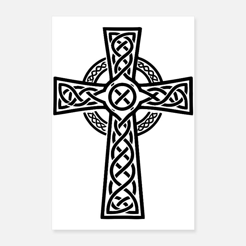 Celtic Cross Poster 24" x 35" (60x90 cm)