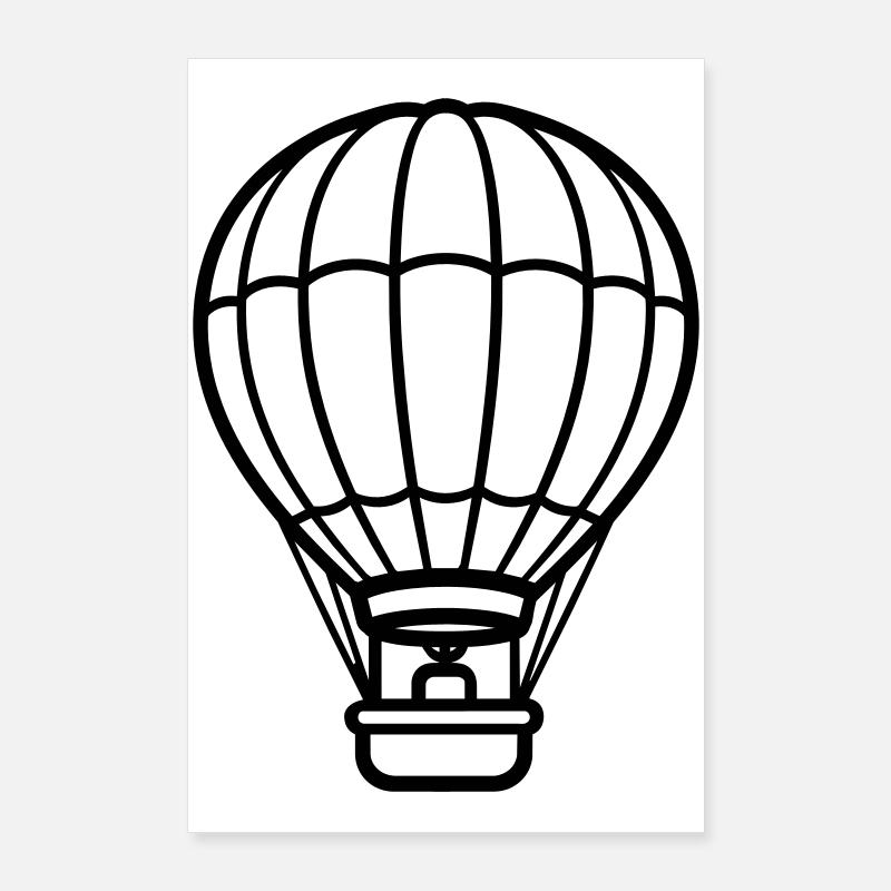 Luftballon Poster 60x90 cm