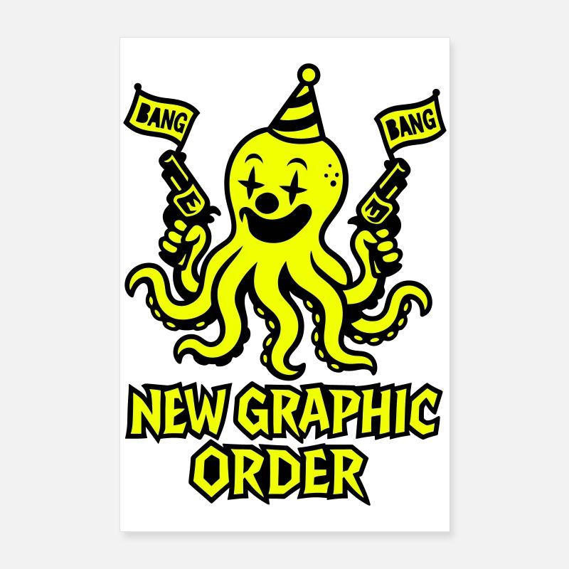 New Graphic Order Krake Poster 60x90 cm