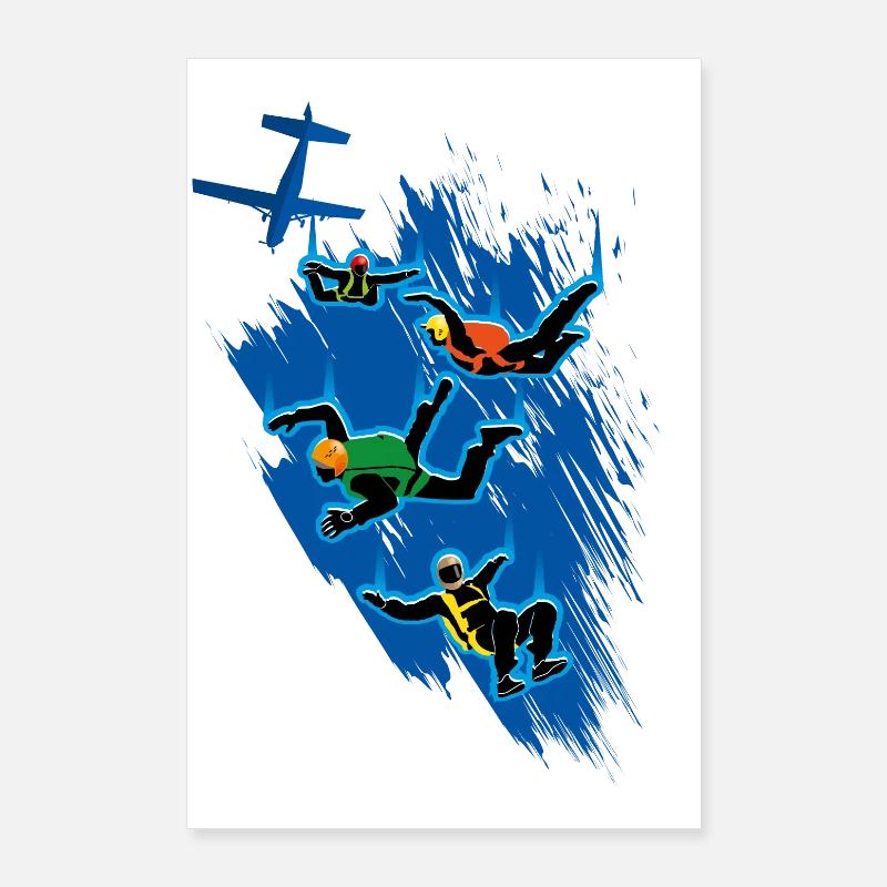 Skydiver Poster 60x90 cm