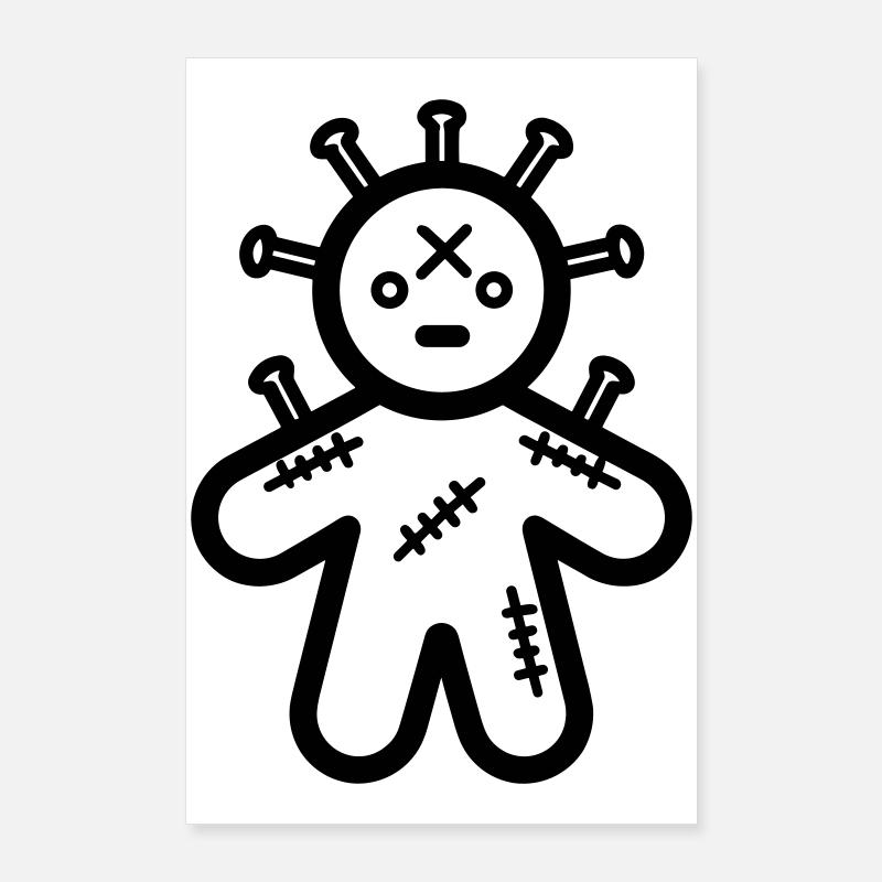 Poupée Vaudou Poster 60 x 90 cm