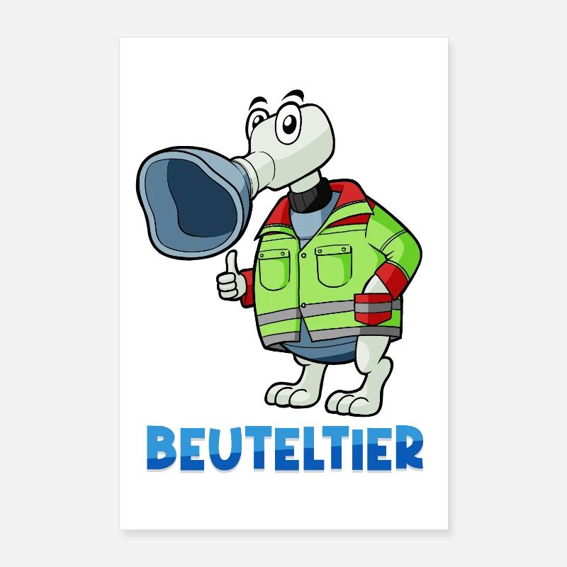 Marsupial / Service de secours et d’anesthésie Poster 60 x 90 cm