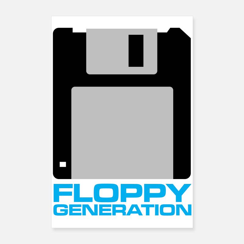 Floppy Generation 3.5 Poster 24" x 35" (60x90 cm)