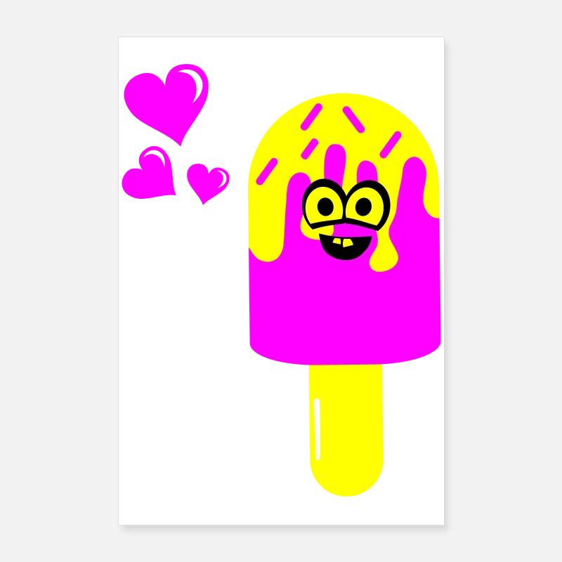 Eis Eiscreme Poster 60x90 cm