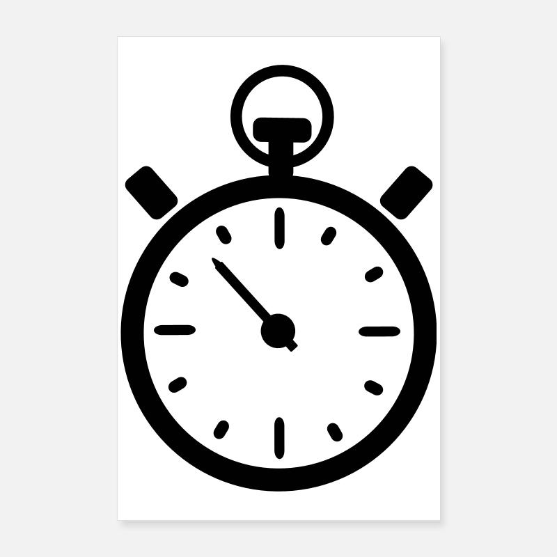 clock Poster 24" x 35" (60x90 cm)