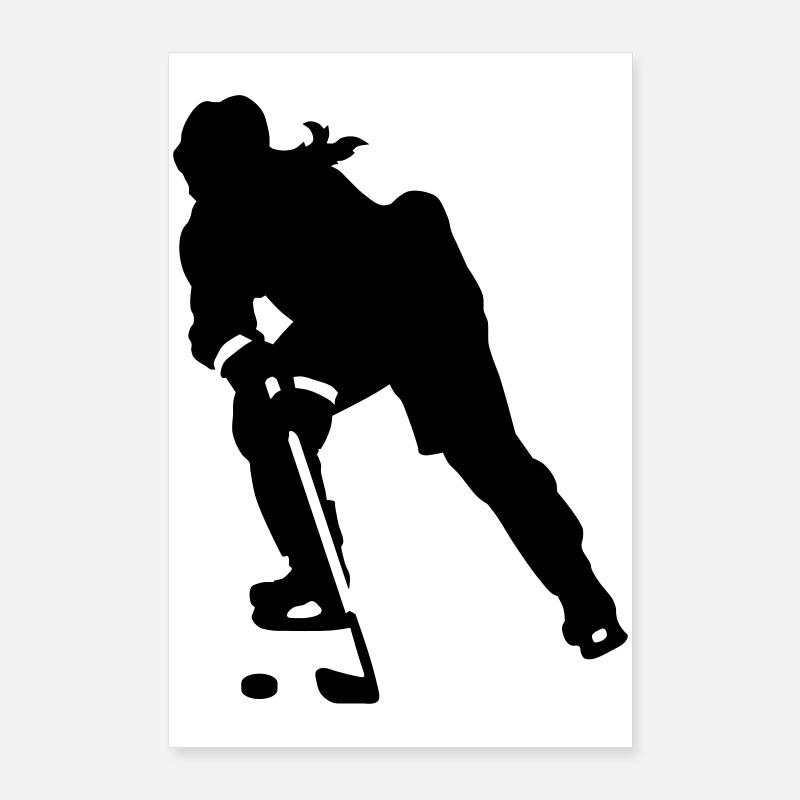 Frauen Eishockey Poster 60x90 cm