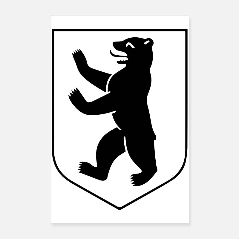 Berliner Bär - Berliner Wappen Poster 60x90 cm