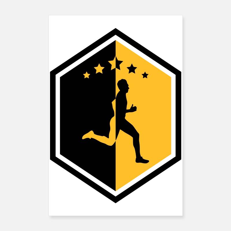 Laufen / Running / Jogging / Joggen / Marathon Poster 60x90 cm
