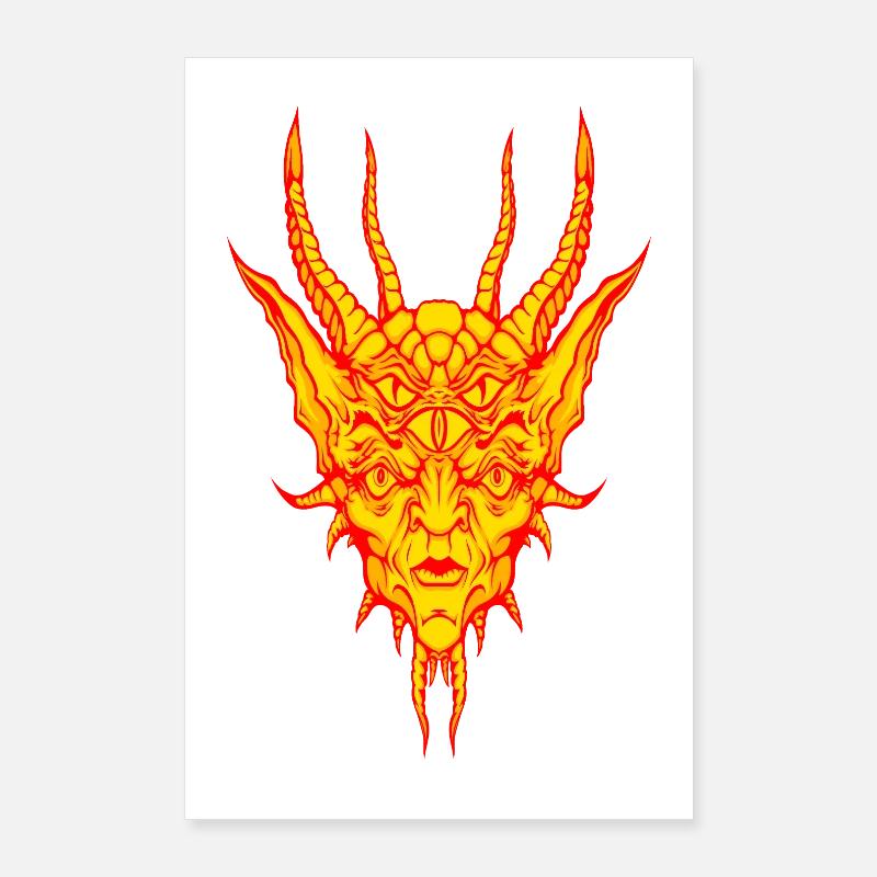 Fire Demon Poster 24" x 35" (60x90 cm)