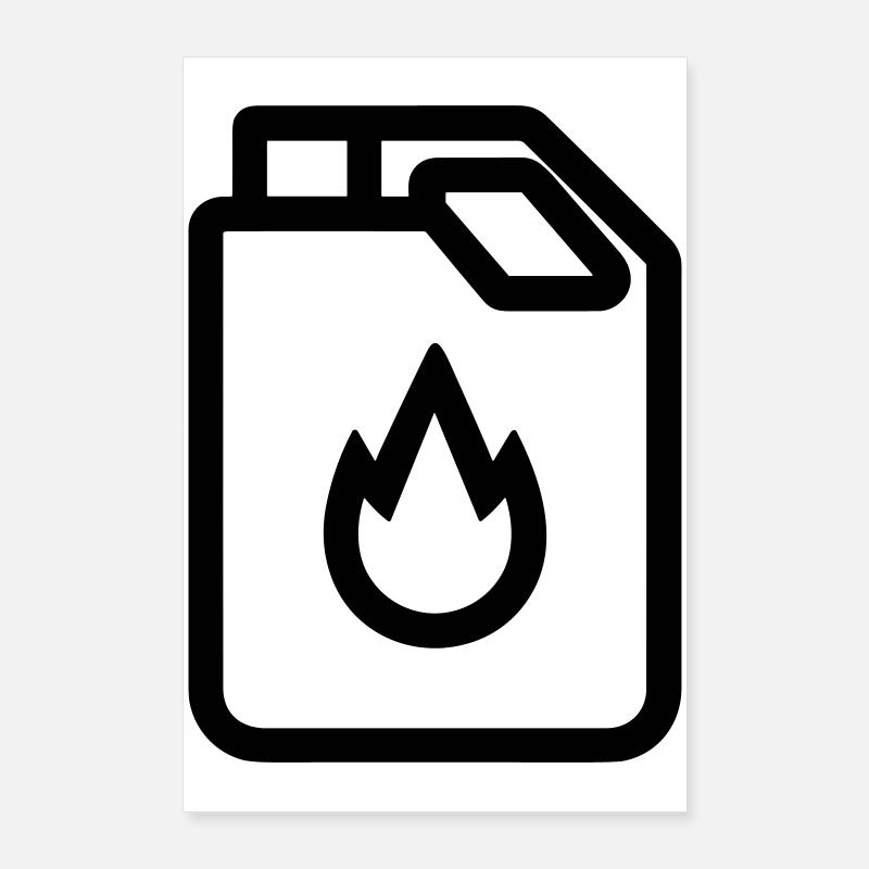 Gas can Poster 24" x 35" (60x90 cm)