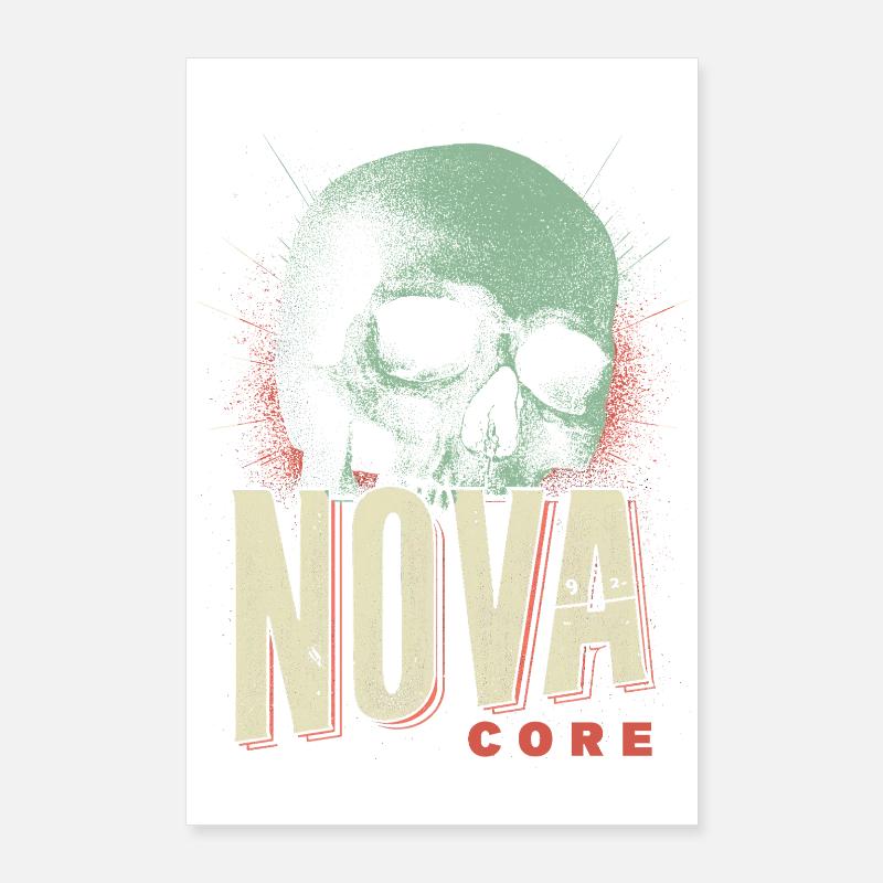 Nova Core Skull Poster 24" x 35" (60x90 cm)