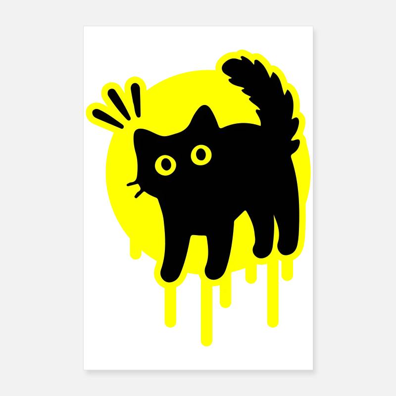Kater Katze Poster 60x90 cm