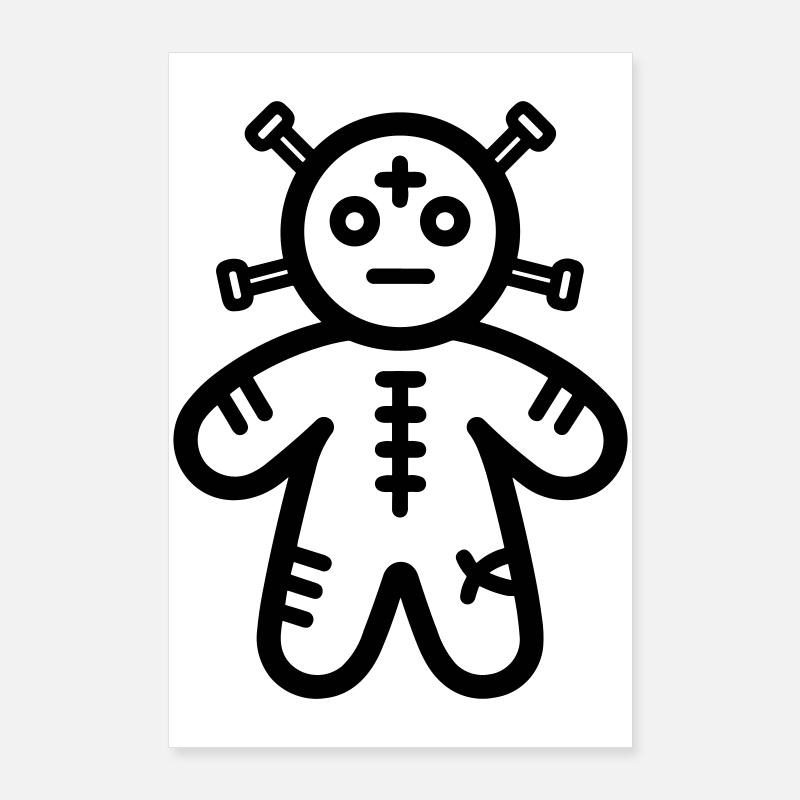 Poupée Vaudou Poster 60 x 90 cm