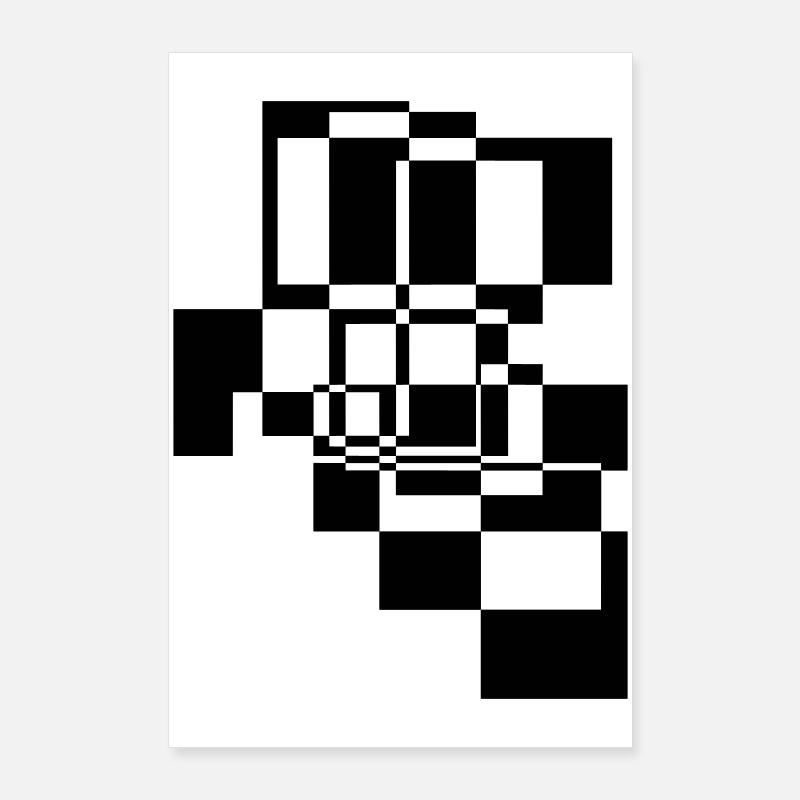 Abstrakte Formen und Muster Geschenk Poster 60x90 cm