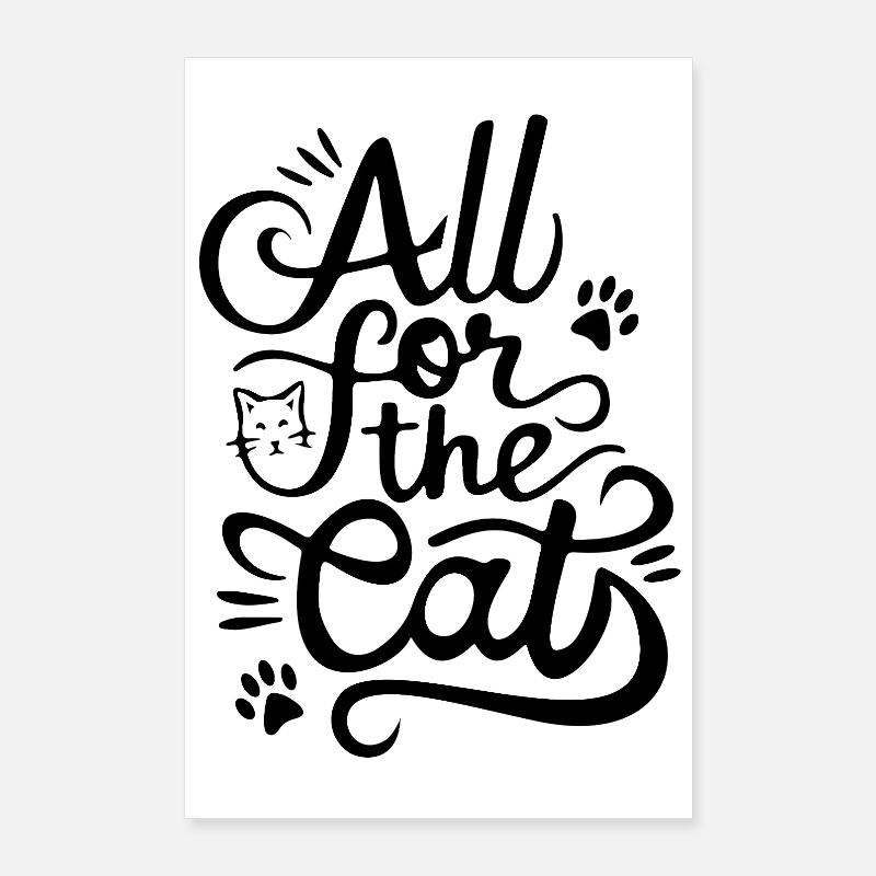 Tout pour le chat Poster 60 x 90 cm
