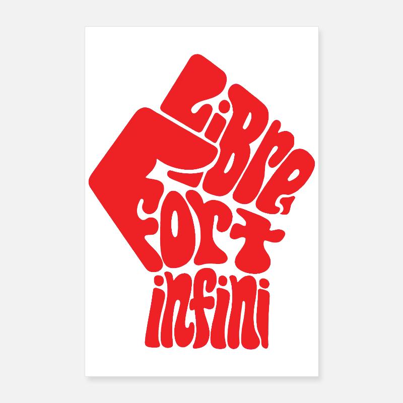 LIBRE FORT hom - let's talk Poster 60 x 90 cm